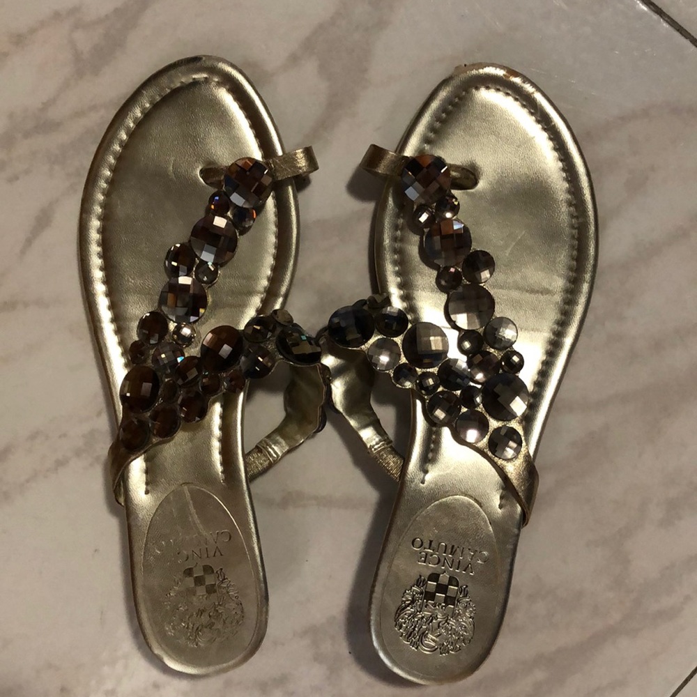 Vince Camuto bejeweled sandals